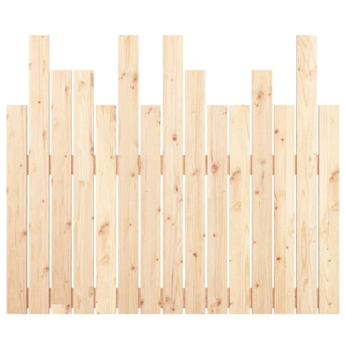 Single Size Wall Headboard 95.5x3x80 Cm Solid Wood Pine