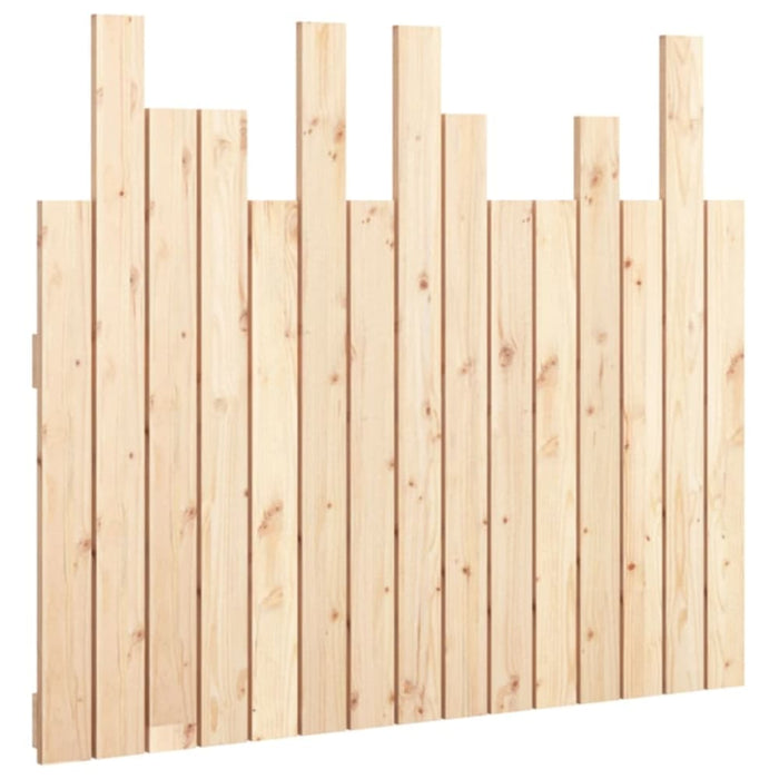 Single Size Wall Headboard 95.5x3x80 Cm Solid Wood Pine