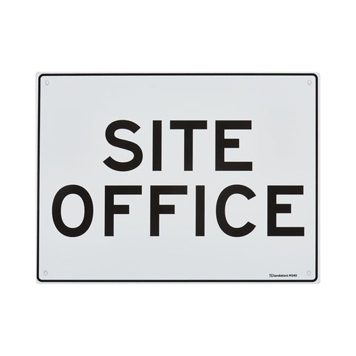 Site Office Plastic Sign