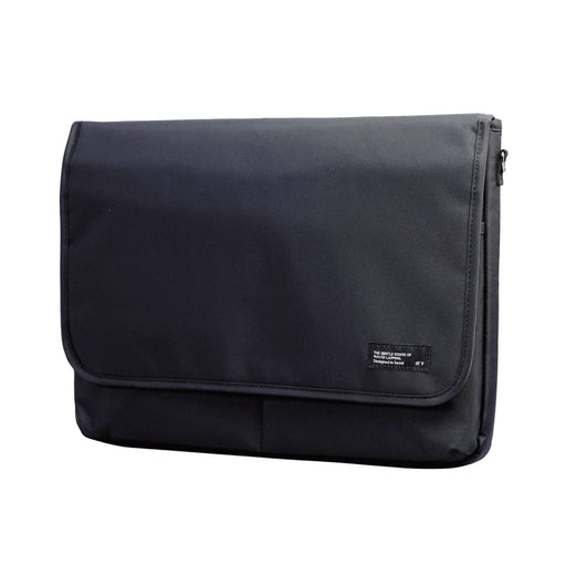 L Size 15.6 16 Inch Black Laptop Sleeve Padded Shoulder Bag