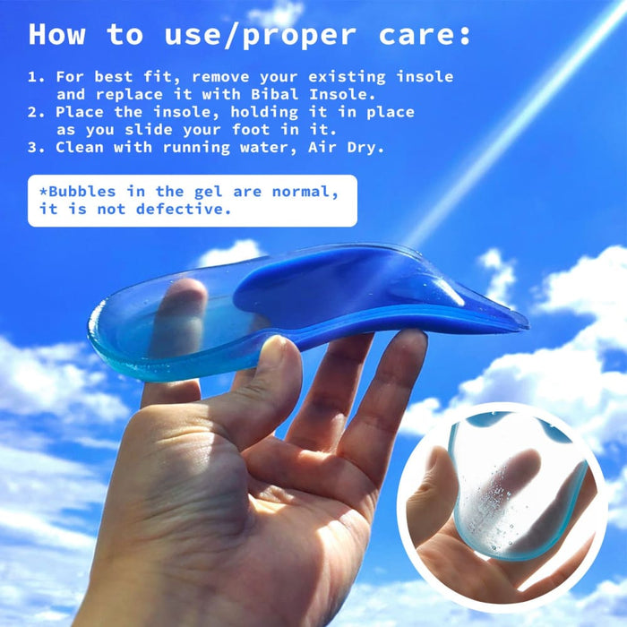 S Size Gel Half Insoles Shoe Inserts Arch Support Foot Pads