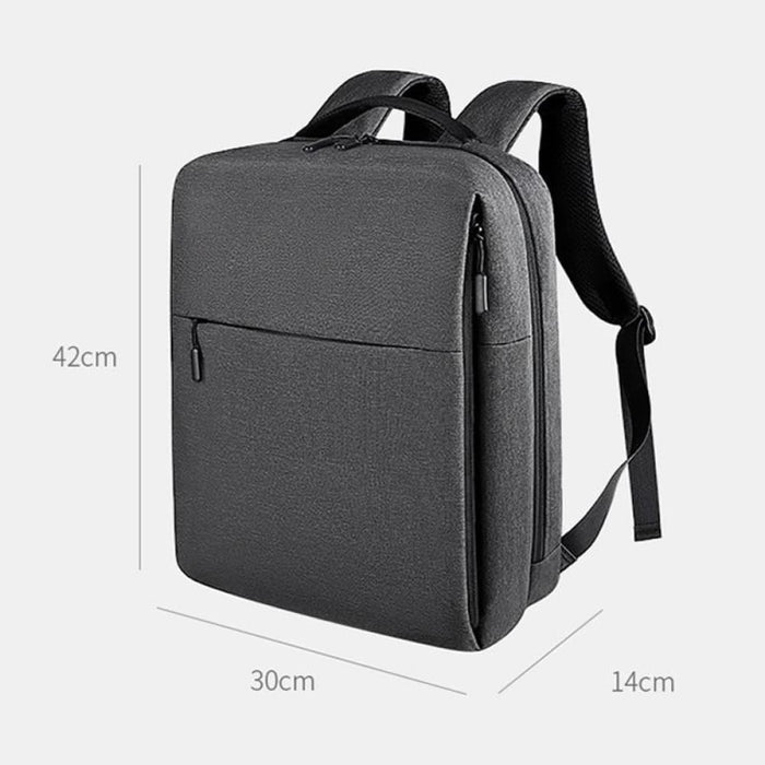 Sj08 Business Large Capacity Laptop Bag Elegant Gray