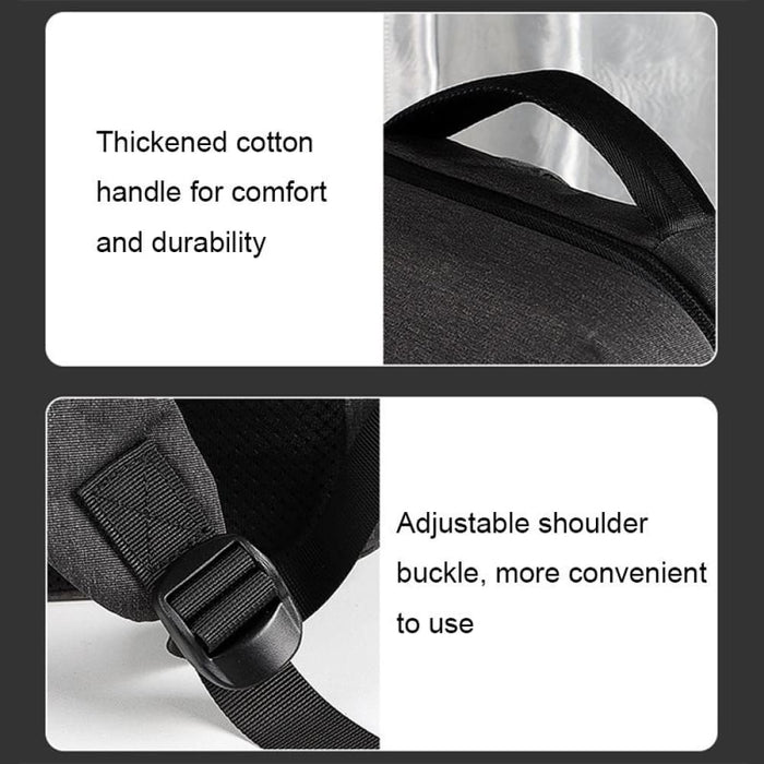 Sj08 Business Large Capacity Laptop Bag Elegant Gray