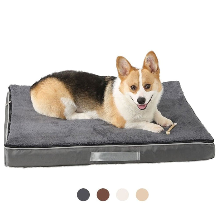 Non-skid Washable Waterproof Memory Foam Pet Bed for Small