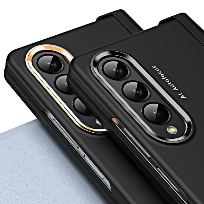 Skin Feel Two Colour Contact Lens Hinge Flip Case