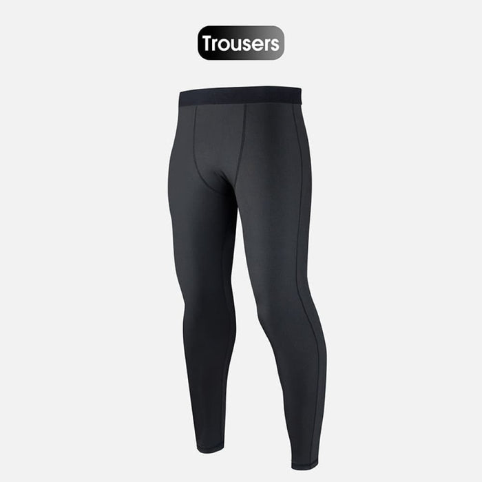 Skin Fit Long Sleeves Sports Tshirt with Pants