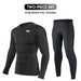 Skin Fit Long Sleeves Sports Tshirt with Pants