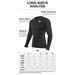 Skin Fit Long Sleeves Sports Tshirt with Pants