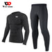 Skin Fit Long Sleeves Sports Tshirt With Pants