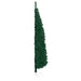 Slim Artificial Half Christmas Tree with Stand Green 180 Cm