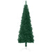 Slim Artificial Half Christmas Tree with Stand Green 180 Cm