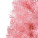 Slim Artificial Half Christmas Tree with Stand Pink 150 Cm