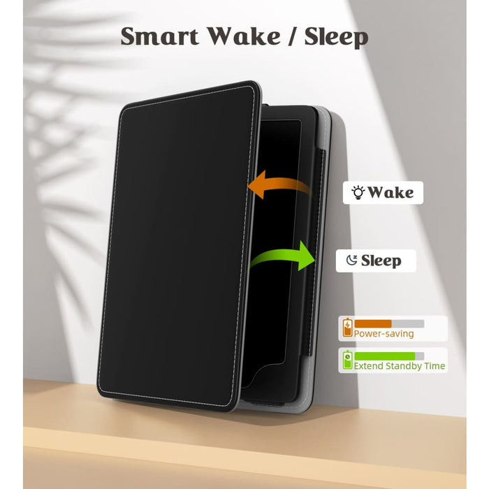 Slim Pu Folding Stand Auto Wake Sleep Case for Kindle