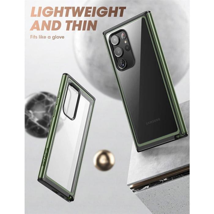 Slim Frame Clear Protective Case with Built-in Screen
