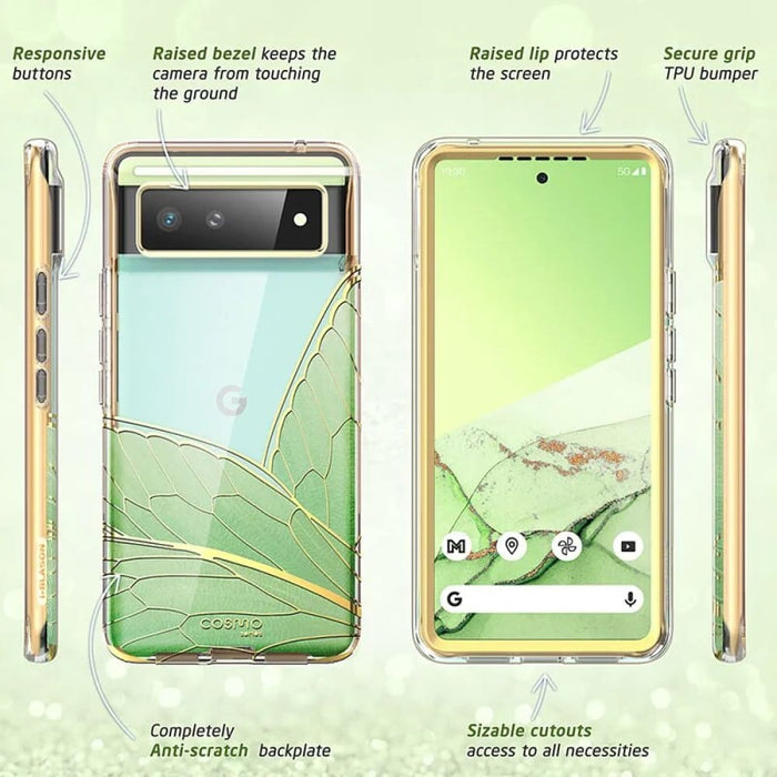 Slim Full-body Stylish Protective Case for Google Pixel 6