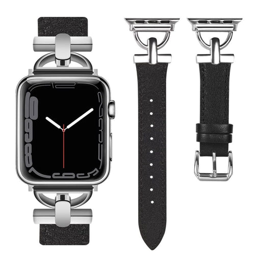 Slim Leather Thin Correa Watchband For Apple Watch