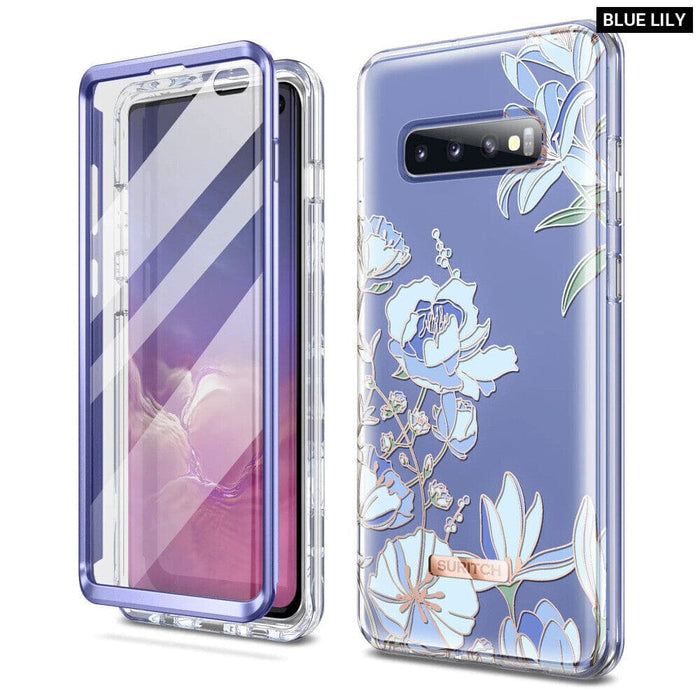 Slim Marble Rugged Case For Samsung Galaxy S10 With Screen