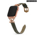 Slim Thin Correa Leather Watchband for Apple Watch