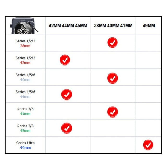 Slim Thin Correa Leather Watchband for Apple Watch