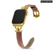 Slim Thin Correa Leather Watchband for Apple Watch