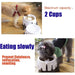 Non - slip Adjustable Height Slow Feeder Dog Bowlfor Small