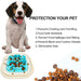 Non - slip Anti - gulping Pet Food Eat Slow Feeder Dog Bowl