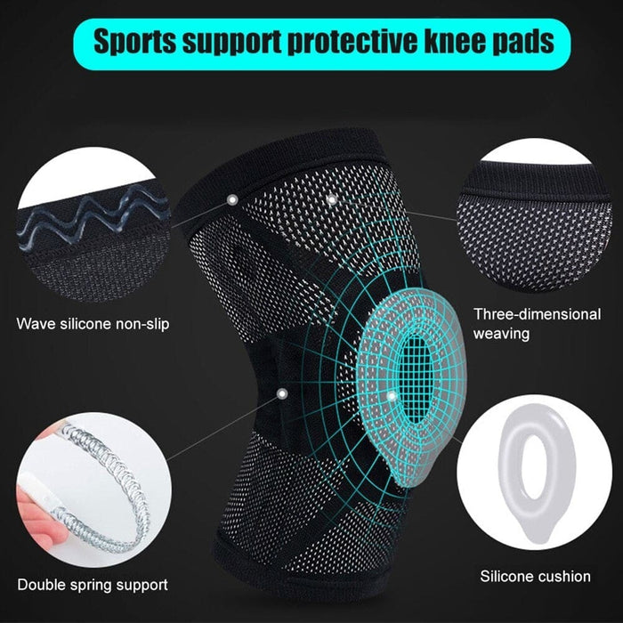 Non-slip Breathable Leg Sleeve Knee Pad with Thickened