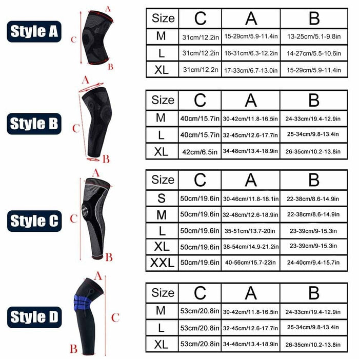 Non-slip Breathable Leg Sleeve Knee Pad with Thickened