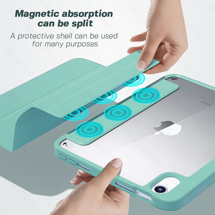 Pen Slot Design Magnetic Buckle Case For Ipad
