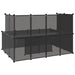 Small Animal Cage Black 143x107x93 Cm Pp and Steel Tabplk