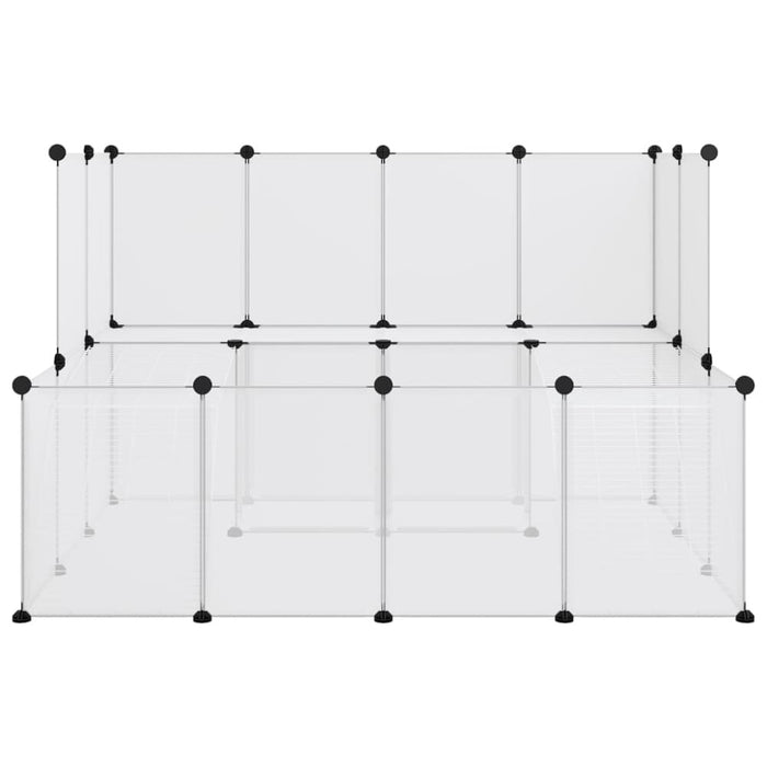 Small Animal Cage Transparent 143x107x93 Cm Pp and Steel