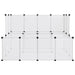 Small Animal Cage Transparent 143x107x93 Cm Pp and Steel