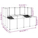 Small Animal Cage Transparent 143x107x93 Cm Pp and Steel