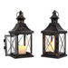 Small Metal Candle Holder Hanging Lantern for Bedroom