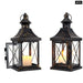 Small Metal Candle Holder Hanging Lantern for Bedroom