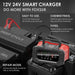 Smart 12v 24v Battery Charger For Cars And Motorcycles