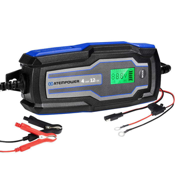 4A 6V / 12V Smart Battery Charger