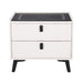 Smart Bedside Table 2 Drawers with Wireless Charging Ports