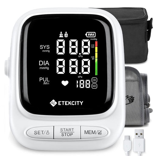 Smart Blood Pressure Monitor White