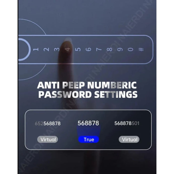 Smart Fingerprint Door Lock With Tuya App Keyless Entry