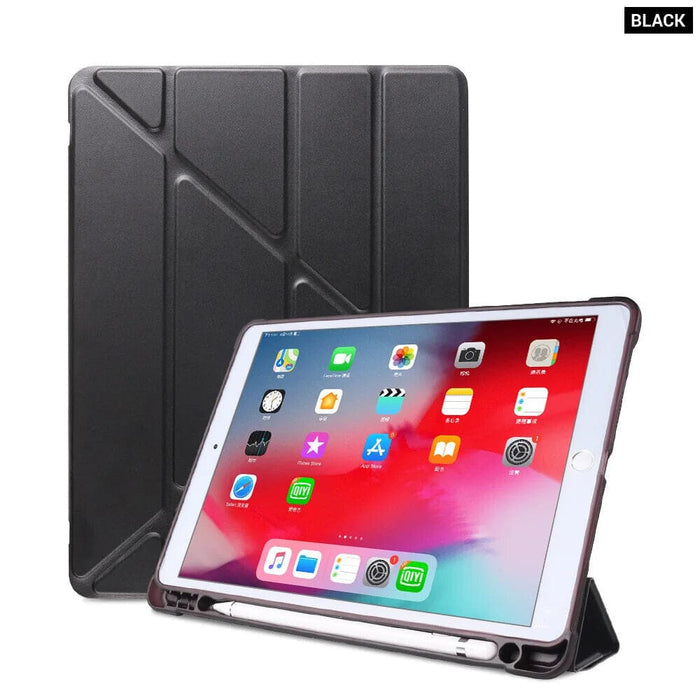 Smart Multi Fold Case For Ipad Air 5 4 With Pencil Holder