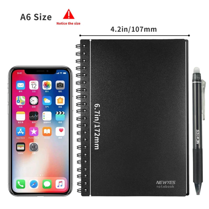Smart Reusable Erasable Notebook A6 Size with Microwave