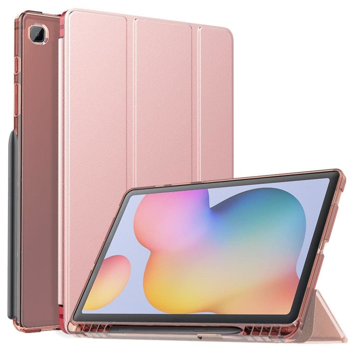 Smart Stand Cover Shell Case with Translucent for Galaxy