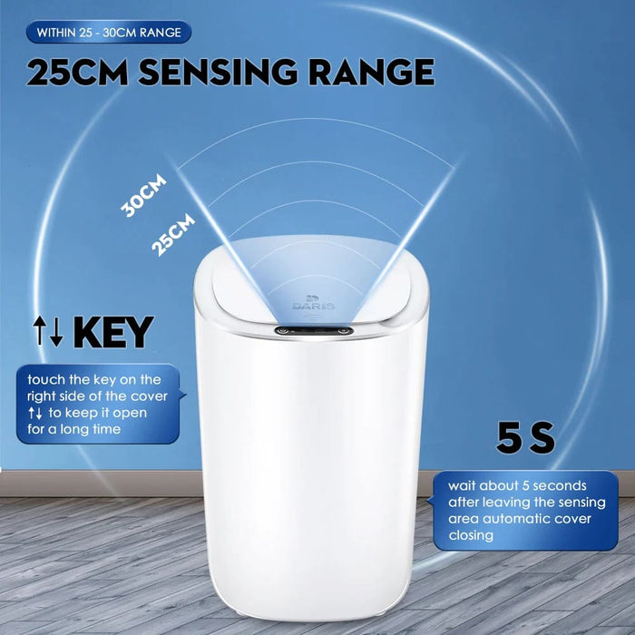 Smart Waterproof Automatic Sensor Trash Can For Kitchen