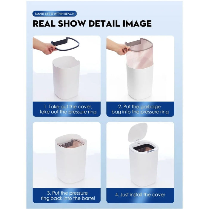 Smart Waterproof Automatic Sensor Trash can for Kitchen