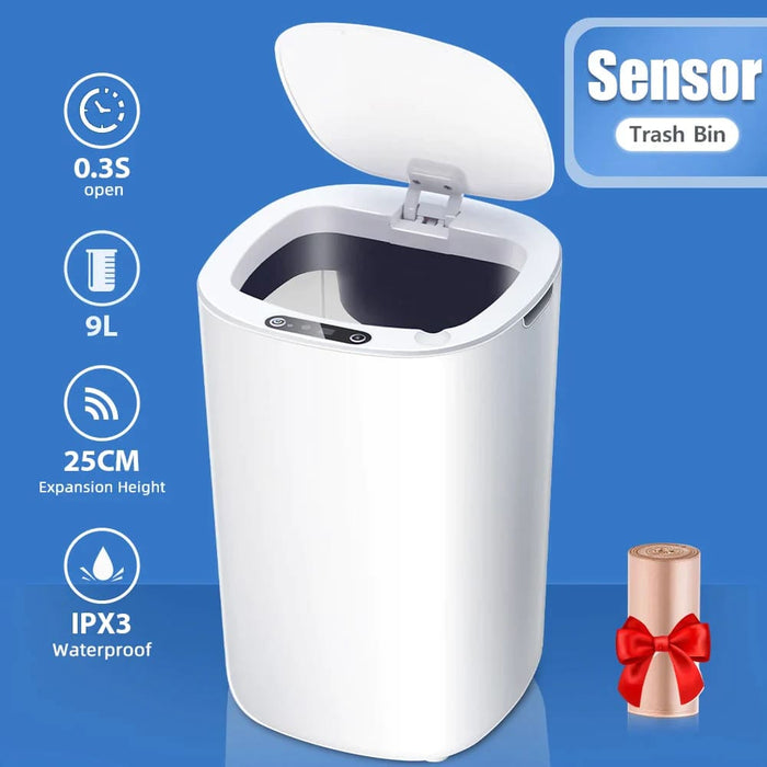 Smart Waterproof Automatic Sensor Trash can for Kitchen