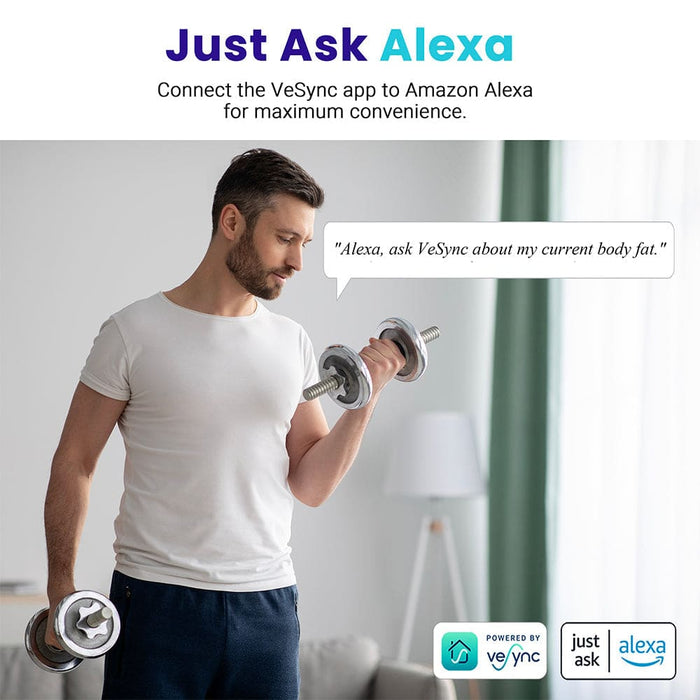 Smart Wifi Scale for Body Weight Black 2 Pack