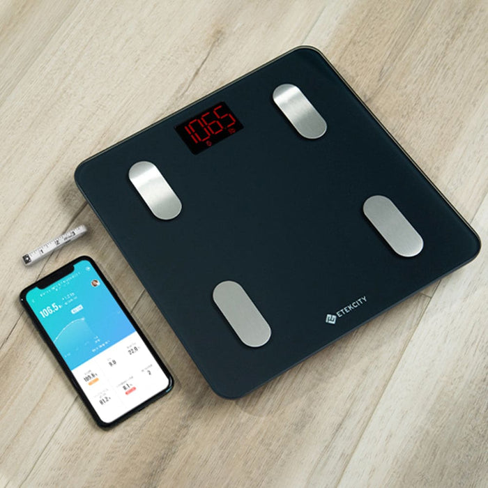 Smart Wifi Scale For Body Weight Black 2 Pack