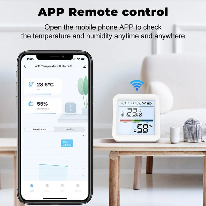 Smart Wifi Temp Humidity Sensor