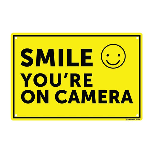 Smile You’re On Camera Sign